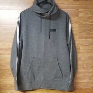 H&M Gray Hoodie with Black Accents